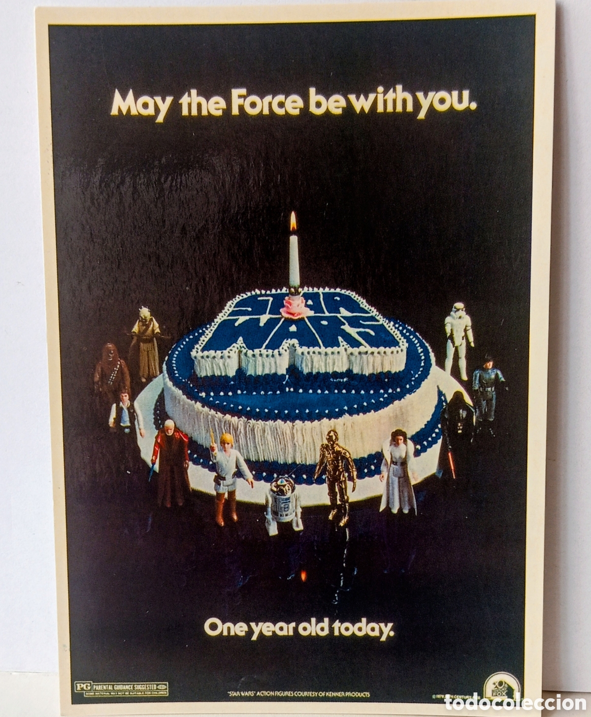 Cinema: POSTAL/ TARJETA- STAR WARS - 44.- STARS WARS. (HAPPY BIRTHDAY - CINEMASCOPE COLLECTION