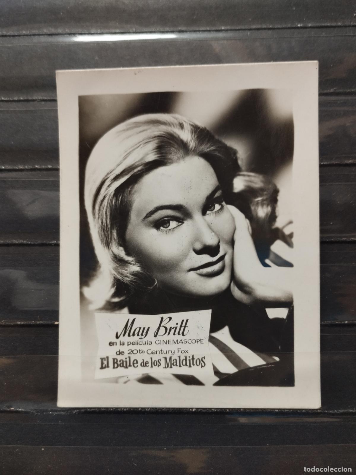 Kino: POSTAL PEQUE&Ntilde;A. MARCA INFONAL. CINE. ACTRICES. MAY BRITT. EL BAILE DE LOS MALDITOS.
