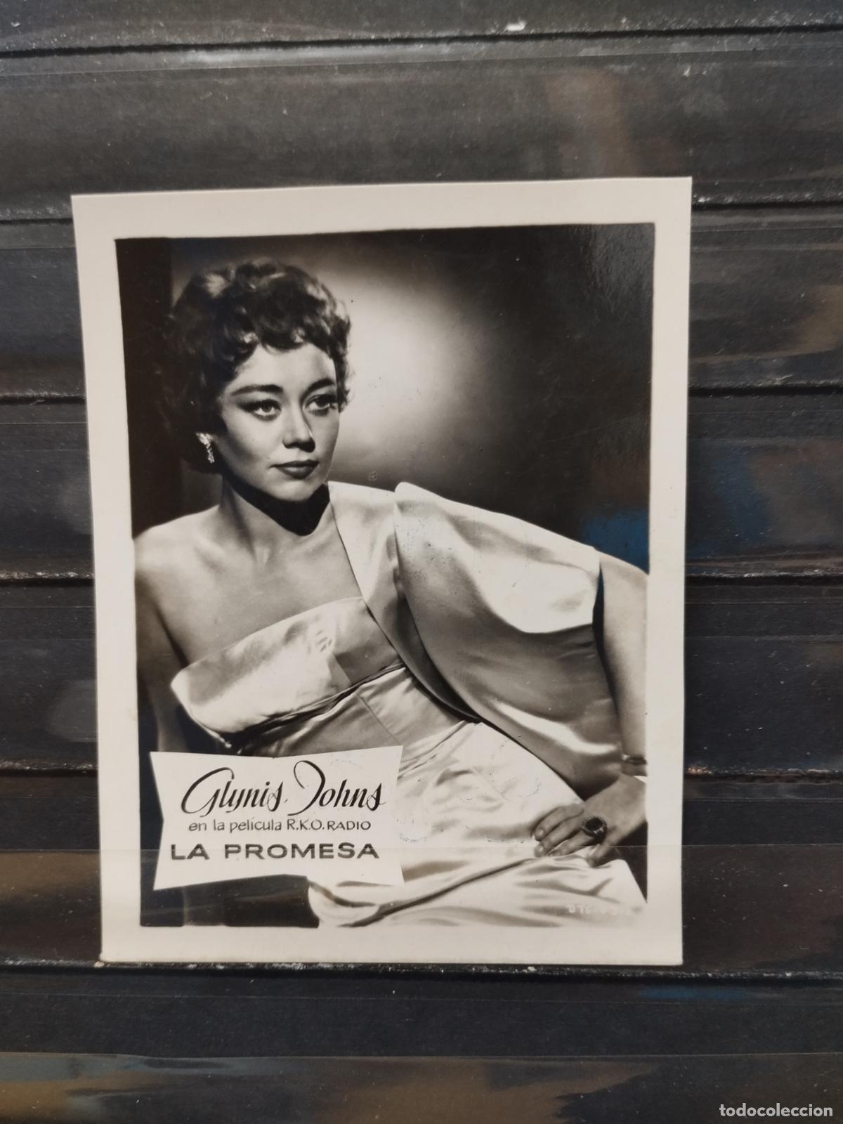 Kino: POSTAL PEQUE&Ntilde;A. MARCA INFONAL. CINE. ACTRICES. GLYNIS JOHNS. LA PROMESA.