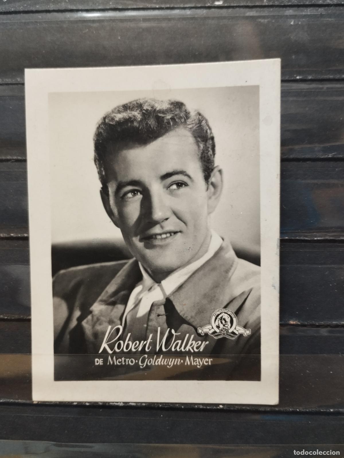 Kino: POSTAL PEQUE&Ntilde;A. MARCA INFONAL. CINE. ACTORE. ROBERT WALKER.