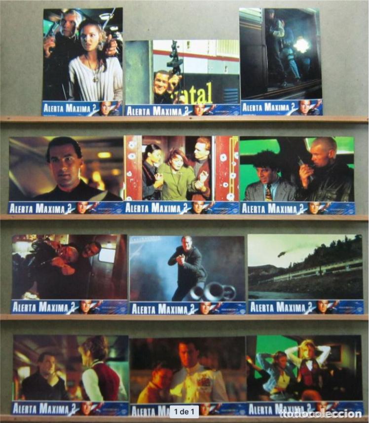 Kino: AFT70 ALERTA MAXIMA 2 DARK TERRITORY STEVEN SEAGAL SET COMPLETO 12 FOTOCROMOS ORIGINAL ESTRENO h0