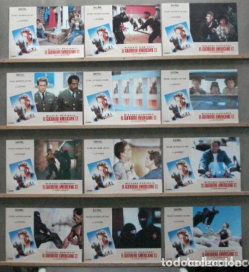 Kino: AFT73 EL GUERRERO AMERICANO 2 MICHAEL DUDIKOFF SET 12 FOTOCROMOS ORIGINAL ESTRENO H0