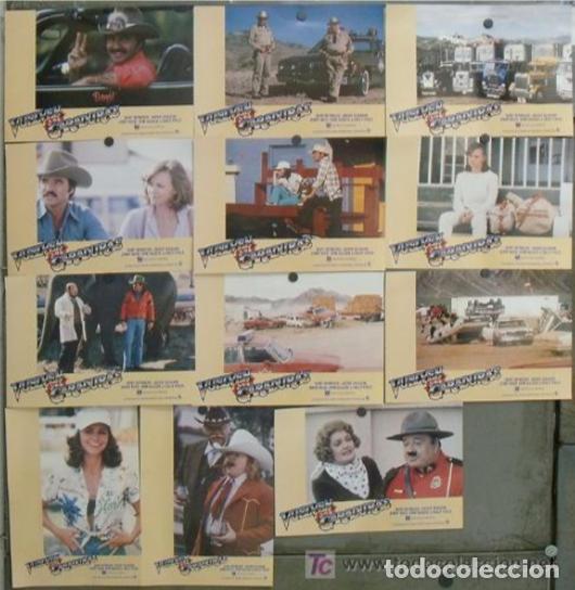Cinema: AFT87 VUELVEN LOS CARADURAS BURT REYNOLDS SALLY FIELD SET COMPLETO 12 FOTOCROMOS ORIGINAL ESTRENO H1