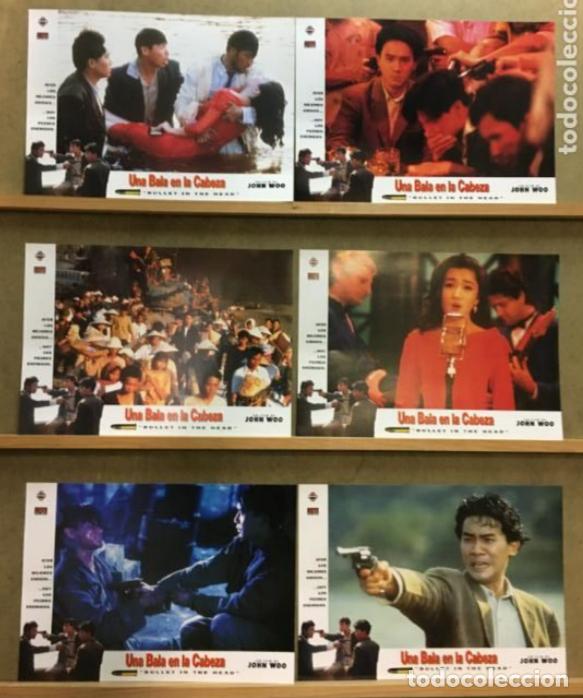 Cinema: AFU02 UNA BALA EN LA CABEZA JOHN WOO SET COMPLETO 6 FOTOCROMOS ORIGINAL ESTRENO H1