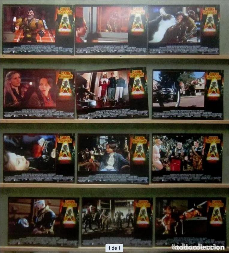 Cinema: AFU05 PEQUE&Ntilde;OS GUERREROS JOE DANTE KIRSTEN DUNST SET COMPLETO 12 FOTOCROMOS ORIGINAL ESTRENO H1