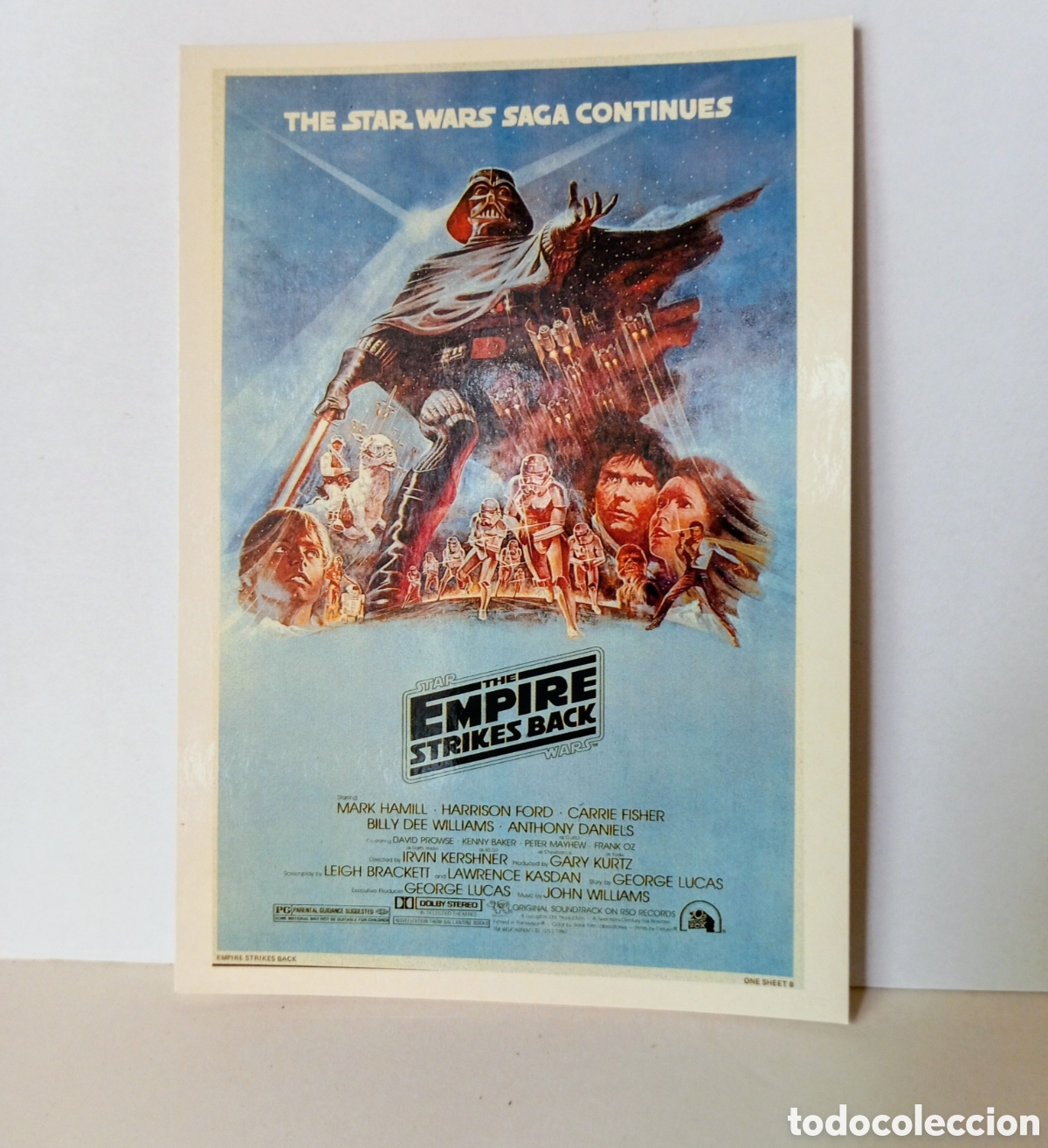 Cinema: POSTAL/ TARJETA- STAR WARS.- THE EMPIRE STRIKES BACK--MEMORY CARD