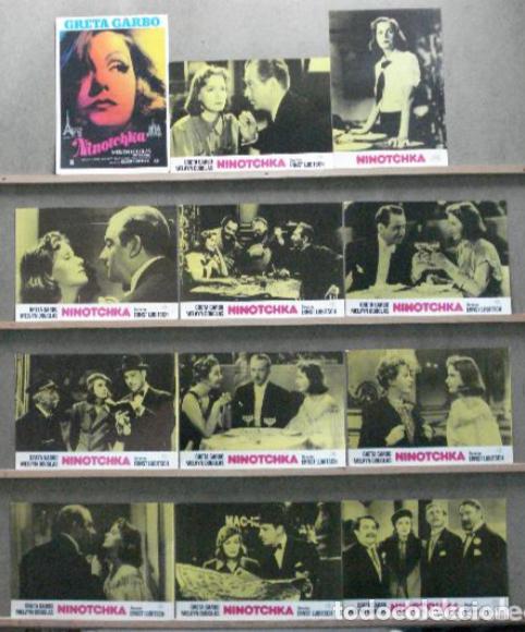 Cine: AFU09 NINOTCHKA GRETA GARBO ERNST LUBITSCH SET COMPLETO 12 FOTOCROMOS ORIGINAL R-83 h6