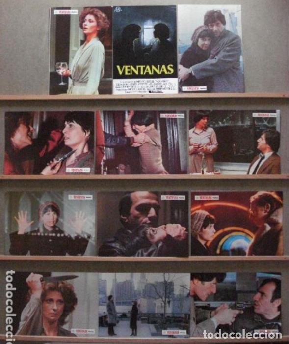 Cin&eacute;ma: AFU31 VENTANAS TALIA SHIRE TERROR SET COMPLETO 12 FOTOCROMOS ORIGINAL ESTRENO
