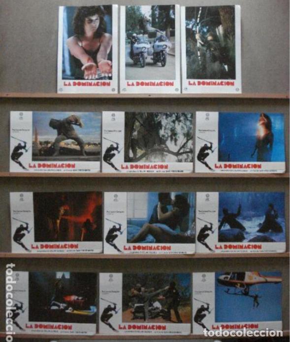 Kino: AFU36 LA DOMINACION NINJA 3 KARATE KUNG FU SET COMPLETO 12 FOTOCROMOS ORIGINAL ESTRENO