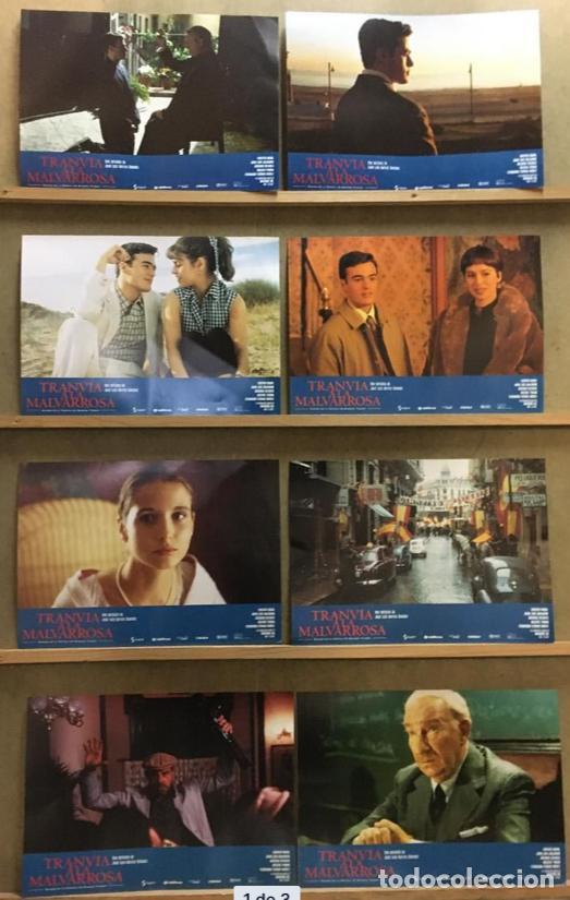 Cinema: AFU39 TRANVIA A LA MALVARROSA ANTONIO RESINES F FERNAN GOMEZ SET 8 FOTOCROMOS ORIGINAL ESTRENO
