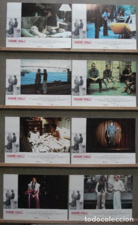 Cinema: AFU47 ANNIE HALL WOODY ALLEN DIANE KEATON SET 8 FOTOCROMOS ORIGINAL ESPA&Ntilde;OL R-80S