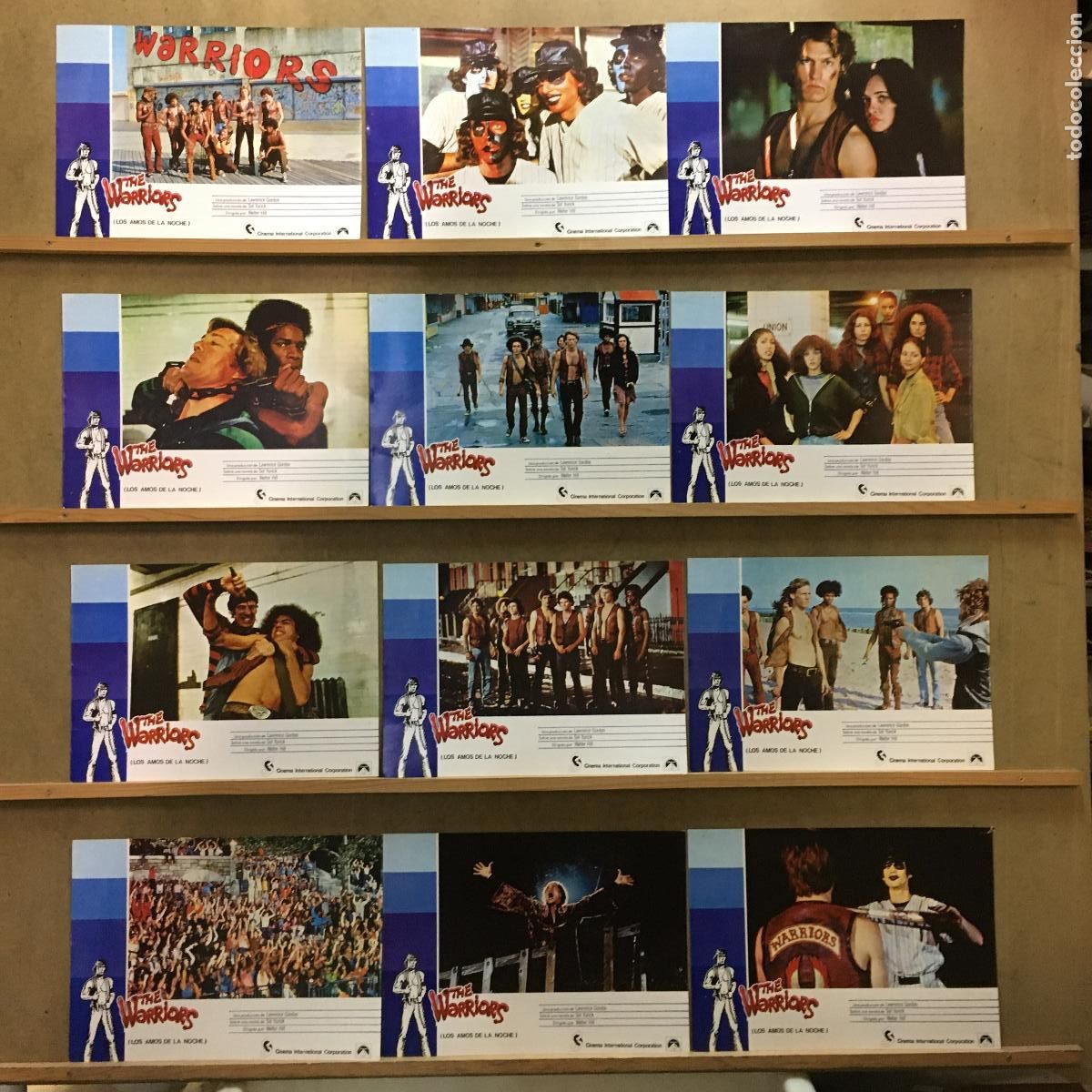 Cine: AFU50 THE WARRIORS WALTER HILL SET COMPLETO 12 FOTOCROMOS ORIGINAL ESTRENO