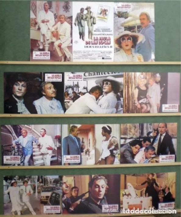 Cine: AFU62 LA JAULA DE LAS LOCAS VICIOS PEQUE&Ntilde;OS 2 UGO TOGNAZZI SET COMPLET 12 FOTOCROMOS ORIG ESTRENO h1