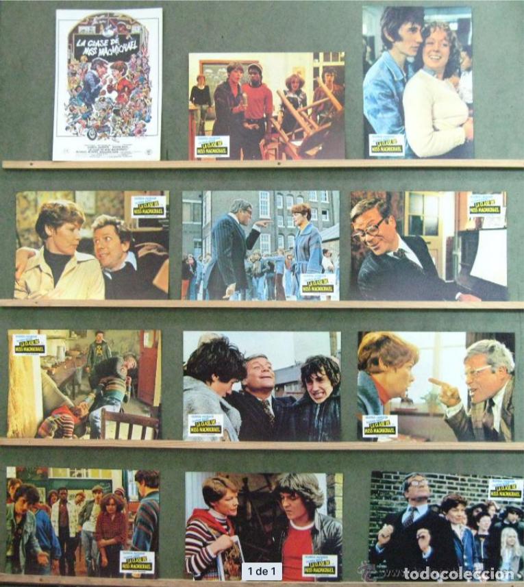 Cine: AFU73 LA CLASE DE MISS MACMICHAEL GLENDA JACKSON SET COMPLETO 12 FOTOCROMOS ORIGINAL ESTRENO h1