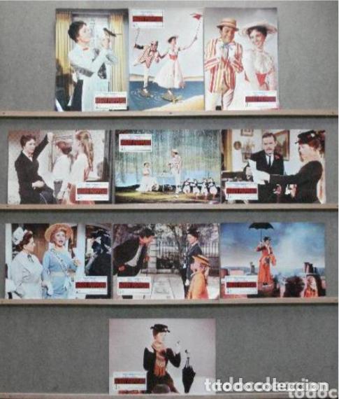 Cinema: AFU77 MARY POPPINS WALT DISNEY JULIE ANDREWS SET COMPLETO 10 FOTOCROMOS ORIGINAL ESPA&Ntilde;OL h2