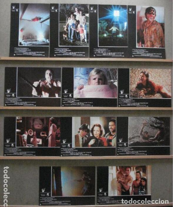 Cin&eacute;ma: AFU80 POLTERGEIST TOBE HOOPER STEVEN SPIELBERG SET COMPLETO 12 FOTOCROMOS ORIGINAL ESTRENO h2
