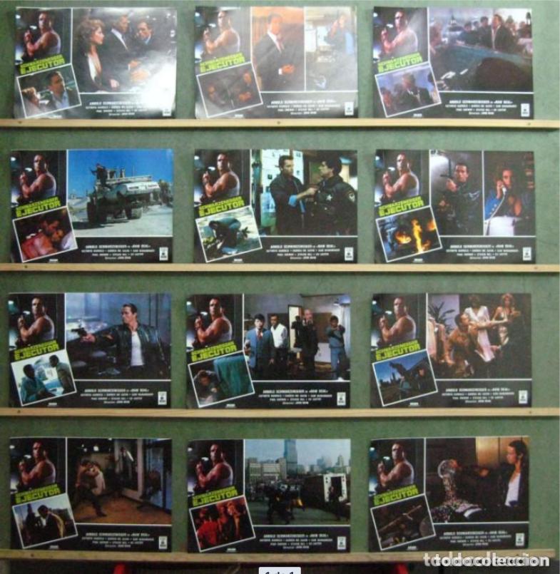 Cine: AFU91 EJECUTOR ARNOLD SCHWARZENEGGER SET COMPLETO 12 FOTOCROMOS ORIGINAL ESTRENO h1