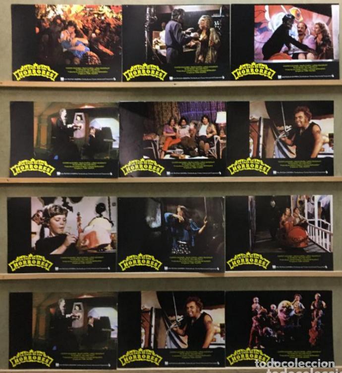 Cine: AFV01 LA CASA DE LOS HORRORES TOBE HOOPER SET COMPLETO 12 FOTOCROMOS ORIGINAL ESTRENO h1
