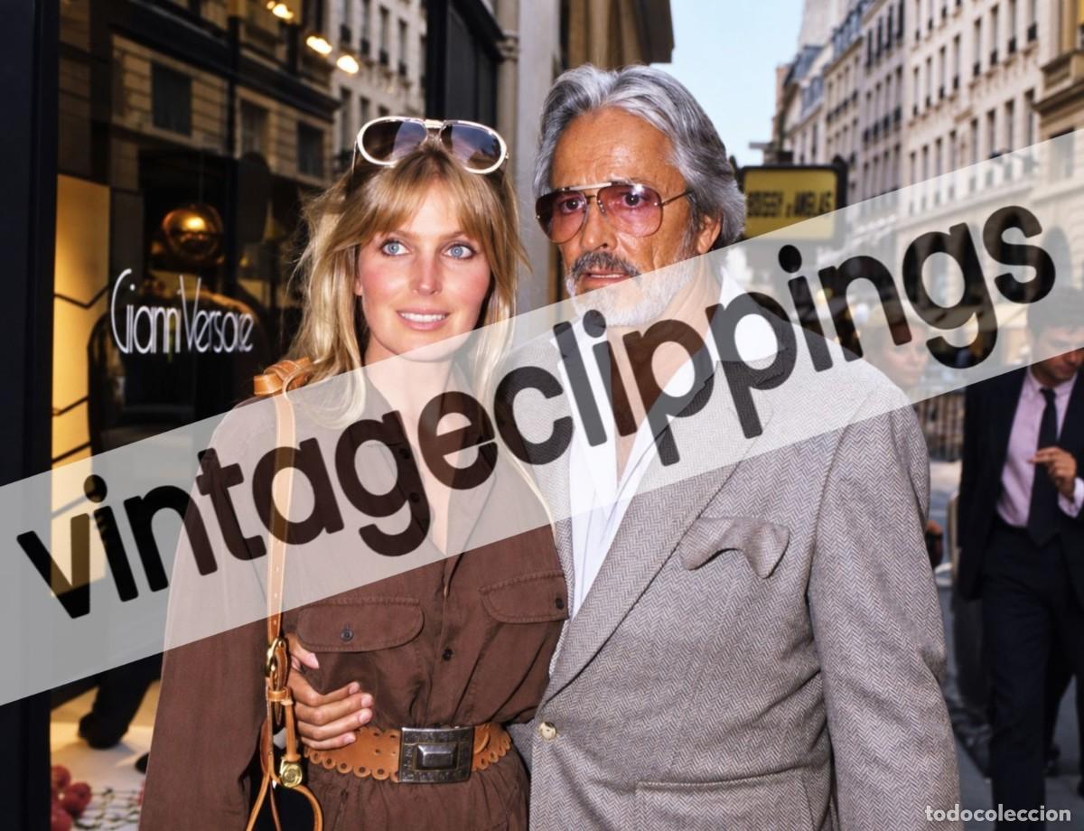 Cine: BO DEREK & JOHN DEREK en Paris Septiembre 1987 Fotografia 15x20 candid photo foto