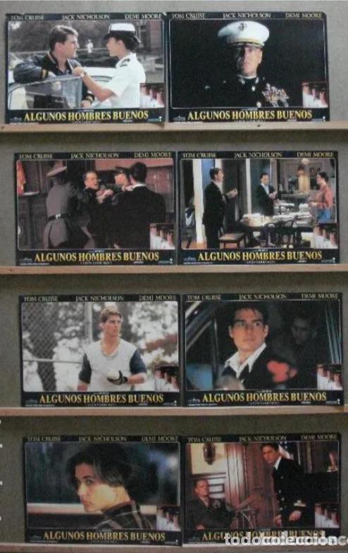 Cin&eacute;ma: AFV11 ALGUNOS HOMBRES BUENOS TOM CRUISE JACK NICHOLSON DEMI MOORE SET 8 FOTOCROMOS ORIG ESTRENO h1