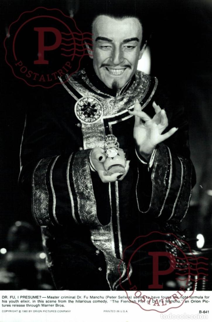 Cinema: The Fiendish Plot Of Dr. Fu Manchu Peter SellersCINE FILMS. ACTOR. ACTRESS +- 16X25cm