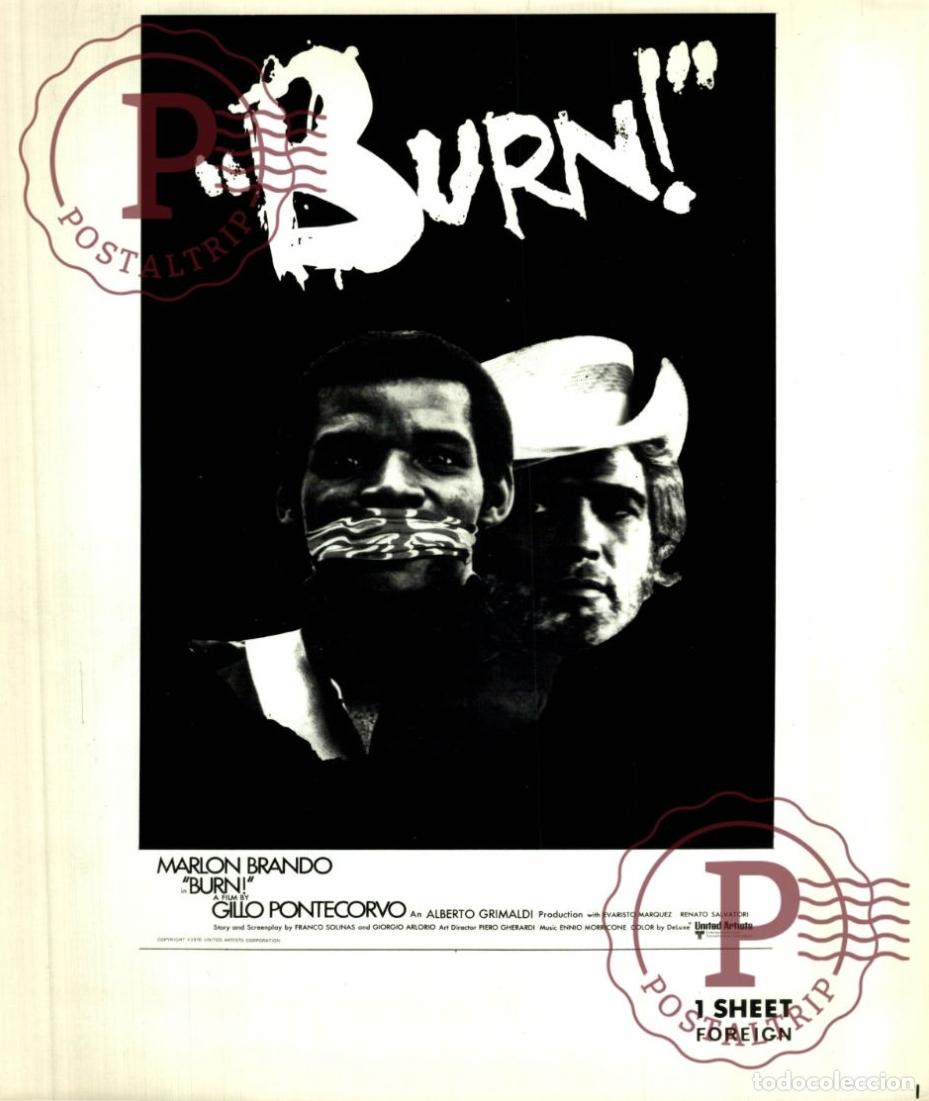 Cinema: Burn Marlon Brandon CINE FILMS. ACTOR. ACTRESS +- 20X25cm