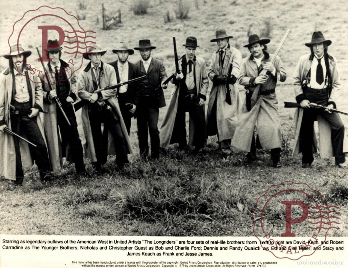 Cinema: The Long Riders . CINE FILMS. ACTOR. ACTRESS +- 24X18cm