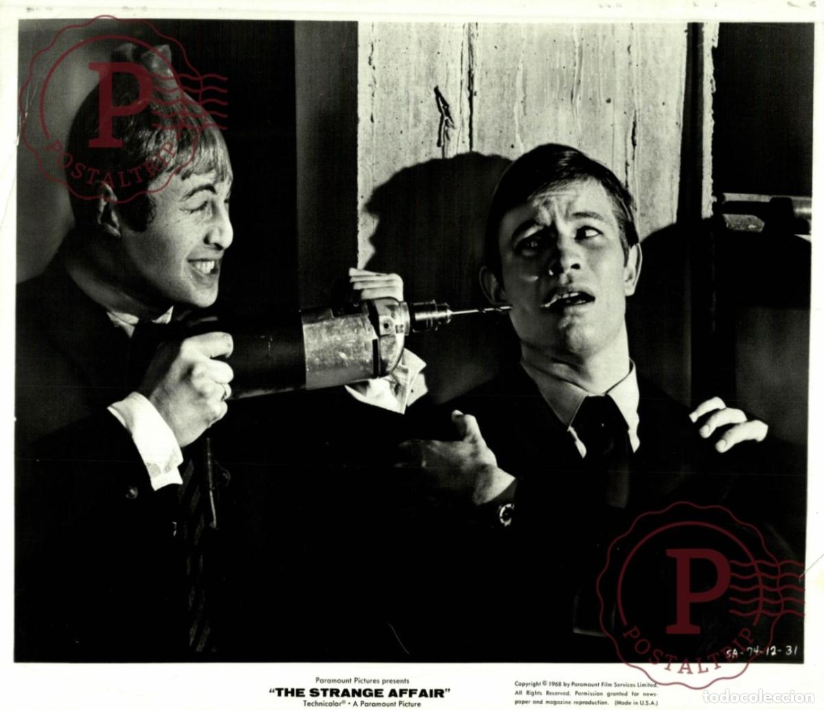 Kino: The Strange Affair CINE FILMS. ACTOR. ACTRESS +- 25X20cm