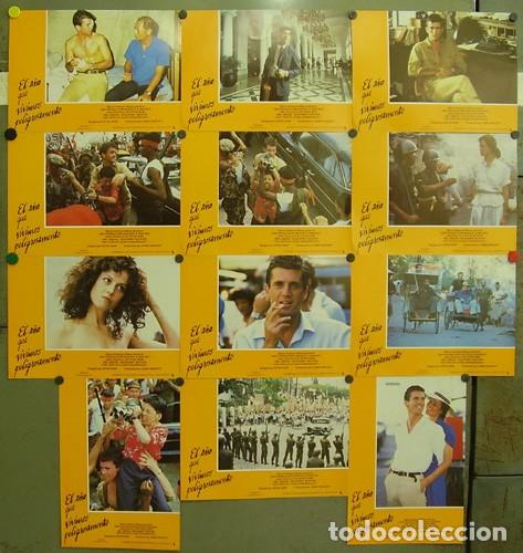 Cinema: AFV18 EL A&Ntilde;O QUE VIVIMOS PELIGROSAMENTE MEL GIBSON WEAVER SET 12 FOTOCROMOS ORIGINAL ESTRENO h4