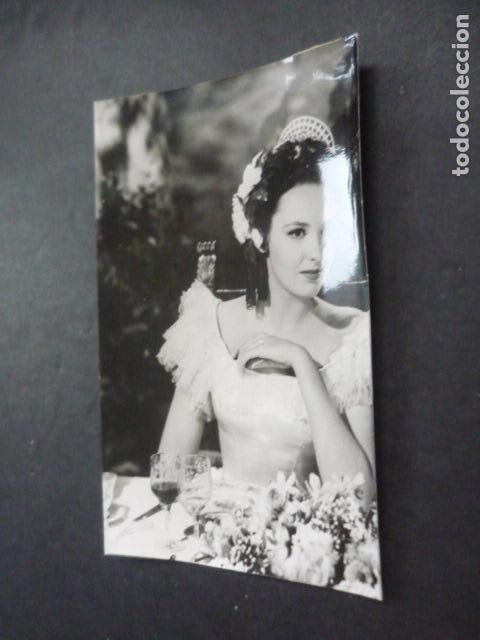 Kino: LINDA DARNELL EN EL SIGNO DEL ZORRO ESCENA DE PELICULA ANTIGUA FOTOGRAFIA 18 X 10 CM