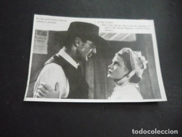Cinema: GRACE KELLY ACTRIZ EN SOLO ANTE EL PELIGRO ESCENA DE PELICULA ANTIGUA FOTOGRAFIA 12 X 18 CM