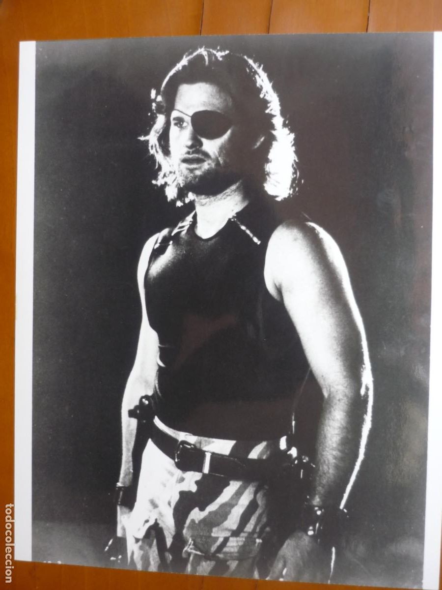 Cine: 1997: Rescate en Nueva York - foto original b/n - kurt russell john carpenter