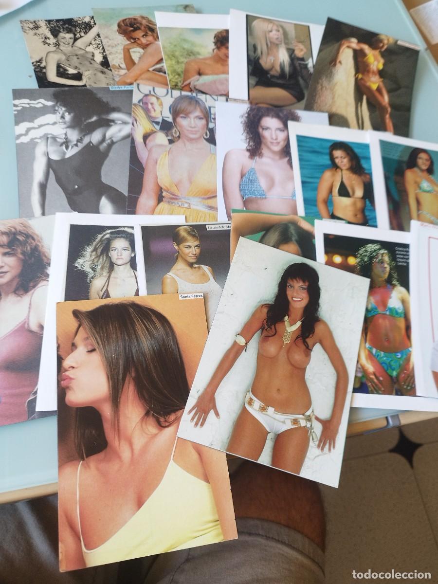 Kino: Lote de 18 recortes de prensa y revistas: Modelos y famosas a&ntilde;os 90-2000. Eroticas.