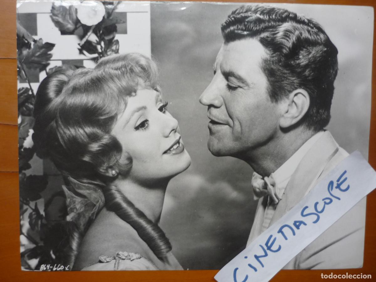 Cine: vivir de ilusion - foto original b/n - robert preston shirley jones - the music mann