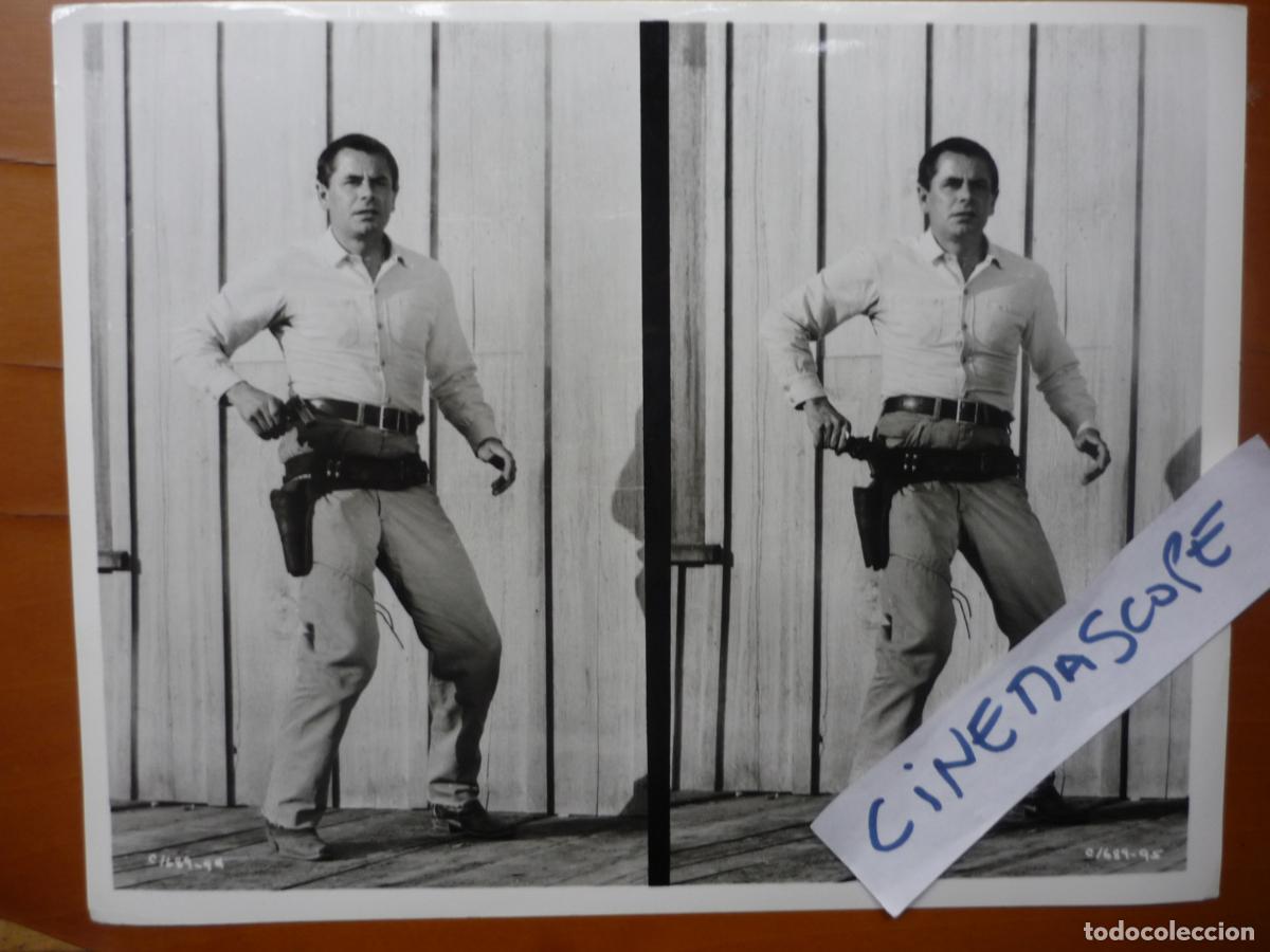 Cinema: glenn ford - foto original b/n - llega un pistolero western
