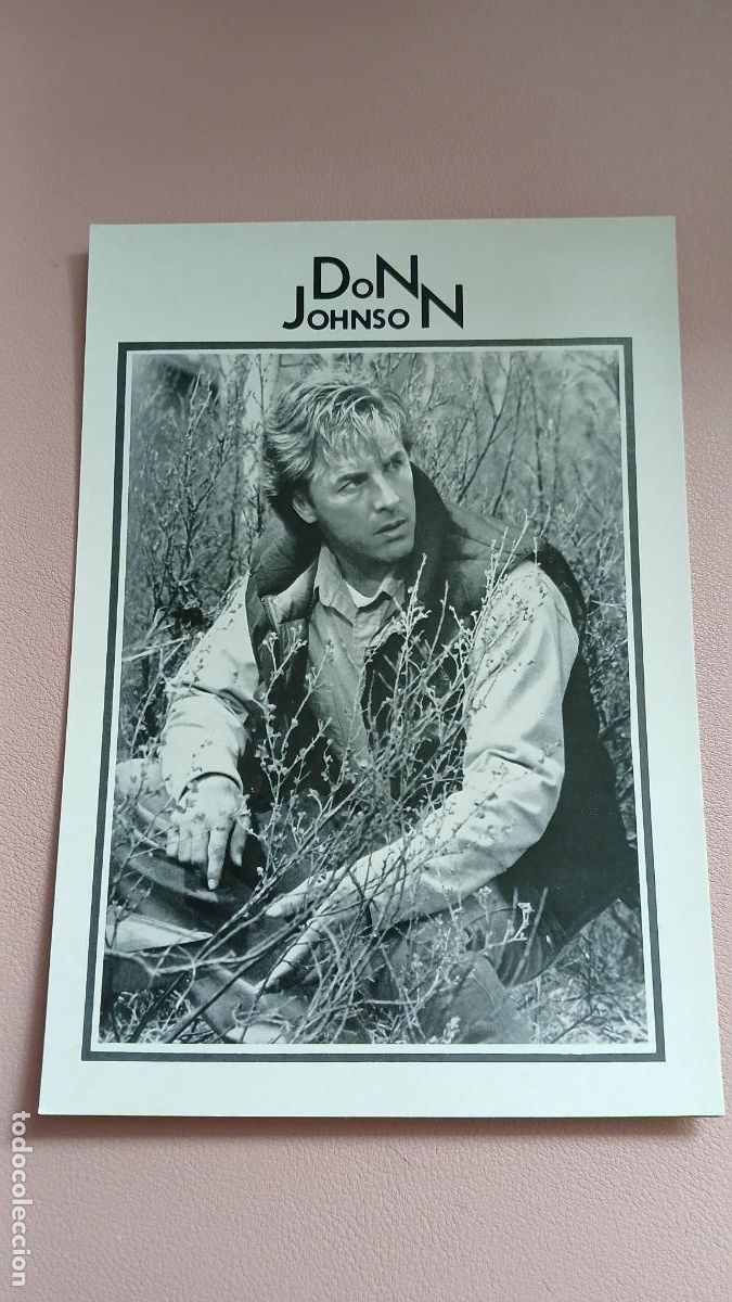 Cine: POSTAL POSTCARD DON JOHNSON MIAMI VICE CINEMA CINE - NEW LINE N&ordm; 50 S/C