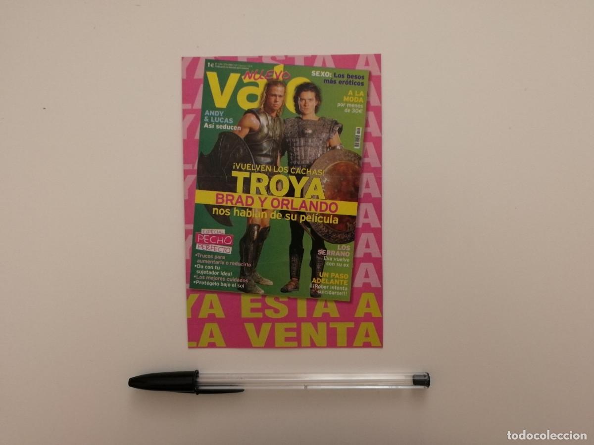 Cine: TARJETA ACARTONADA -10*15- TROYA - BRAD PITT - ORLANDO BLOOM