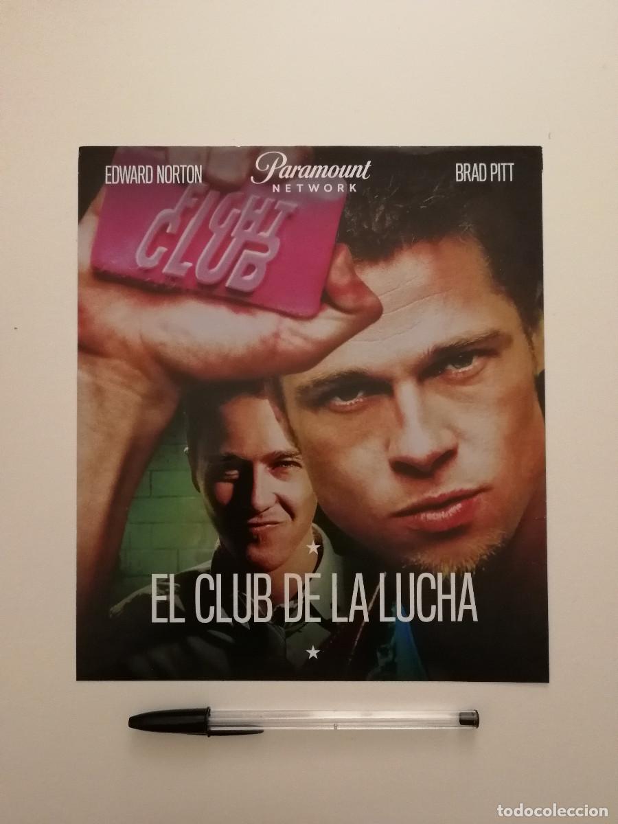 Cine: LAMINA ACARTONADA - EL CLUB DE LA LUCHA - BRAD PITT - DAVID FINCHER