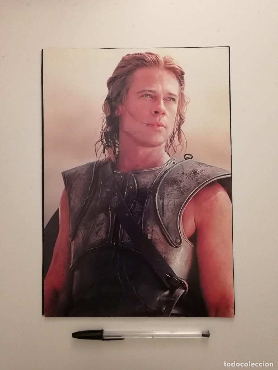Cinema: FICHA COLECCIONABLE -A4- TROYA - BRAD PITT