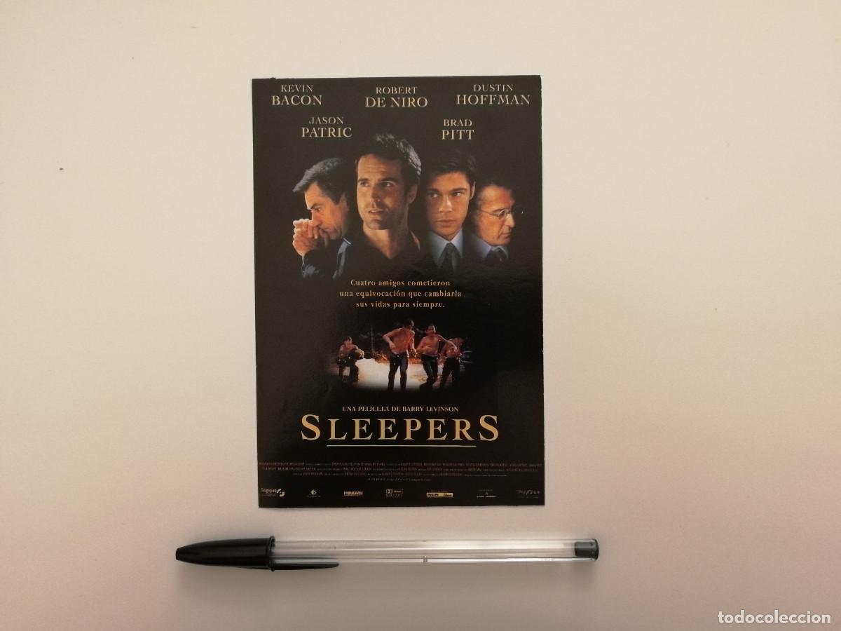Cine: FICHA COLECCIONABLE -10*15- SLEEPERS - BRAD PITT