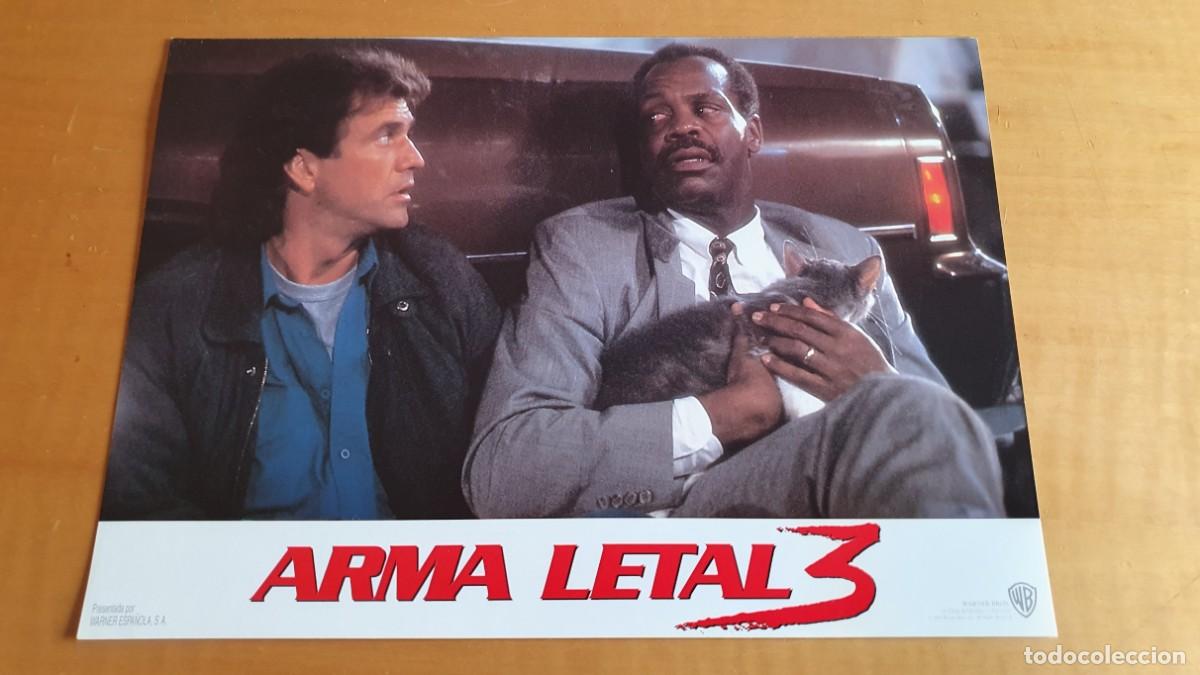 Cine: Juego completo de 12 fotocromos de la pel&iacute;cula Arma Letal 3 Mel Gibson, Danny Glover, RIchard Donner