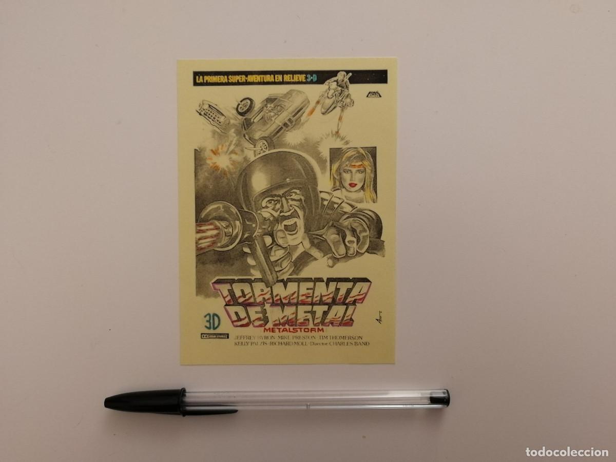 Cine: IMPRESO PAPEL -9*13- METALSTORM - CIENCIA FICCION - CHARLES BAND - TORMENTA DE METAL