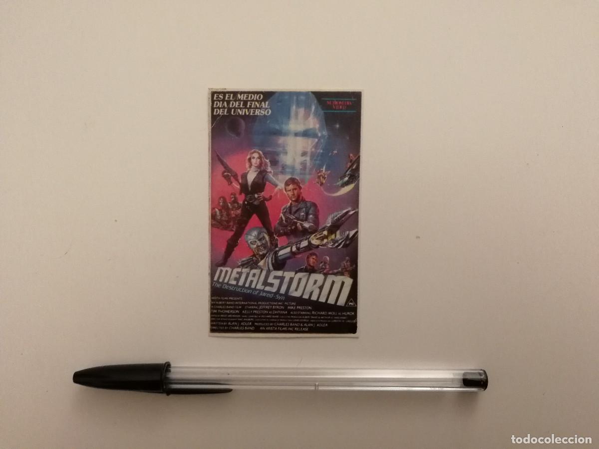 Cine: TARJETA ACARTONADA - METALSTORM - CIENCIA FICCION - CHARLES BAND - TORMENTA DE METAL