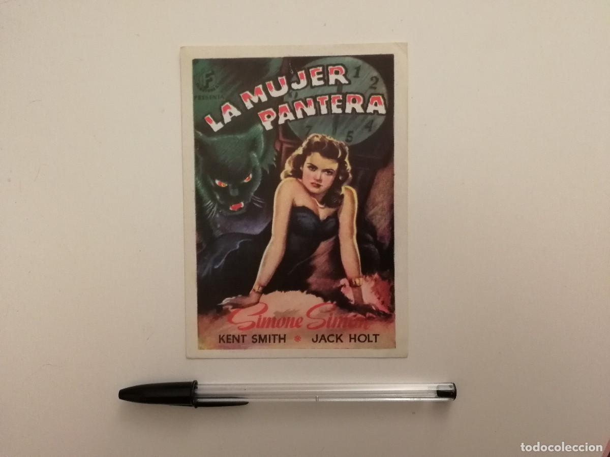 Cine: IMPRESO PAPEL -9*13- LA MUJER PANTERA - TERROR - SIMONE SIMON
