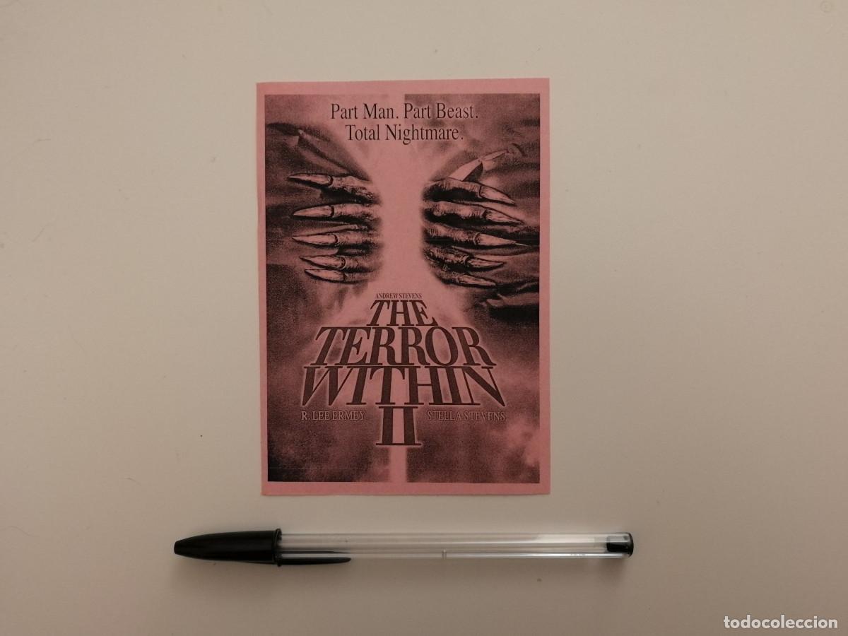 Cine: IMPRESO PAPEL -9*13- REGENERACION MORTAL 2 - TERROR - ROGER CORMAN - THE TERROR WITHIN