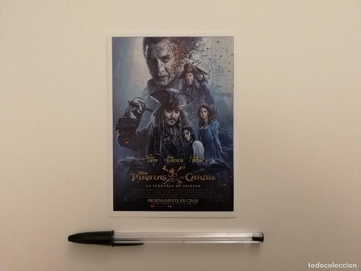 Cine: FICHA COLECCIONABLE -10*15- PIRATAS DEL CARIBE LA VENGANZA DE SALAZAR - JOHNNY DEPP