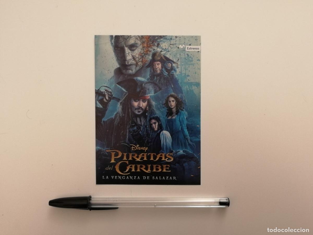 Cine: TARJETA ACARTONADA - PIRATAS DEL CARIBE LA VENGANZA DE SALAZAR - JOHNNY DEPP