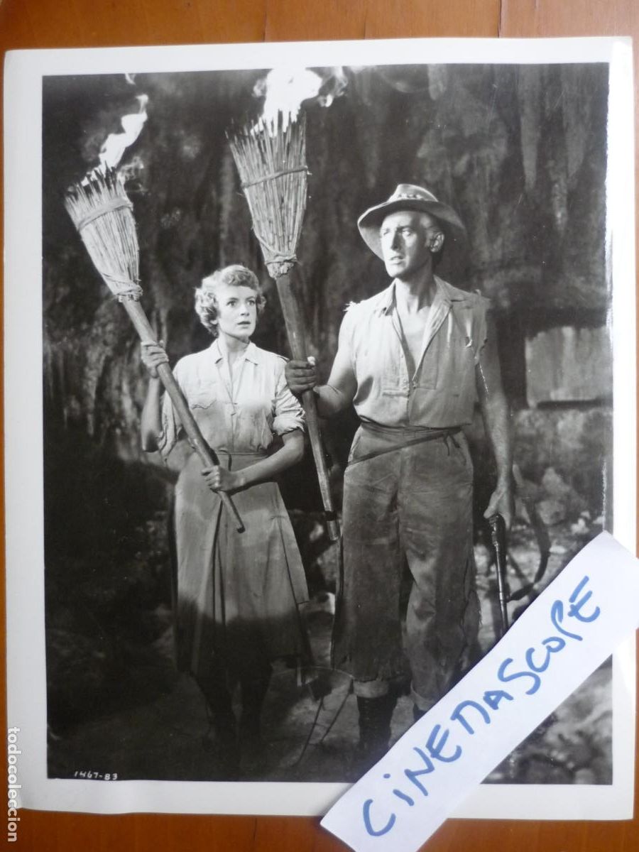 Cine: las minas del rey salomon - foto original b/n - deborah kerr stewart granger