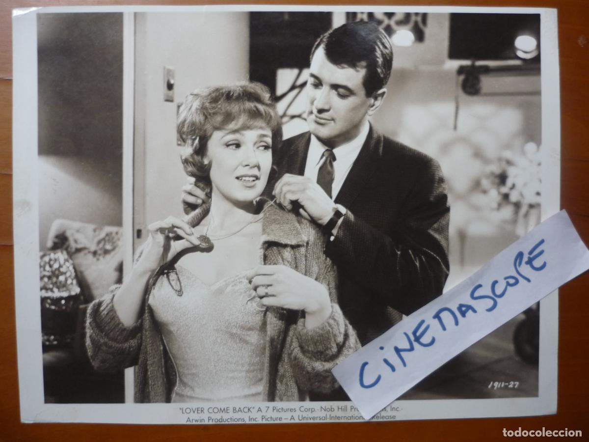 Cine: lover come back - foto original b/n - rock hudson edie adams pijama para dos
