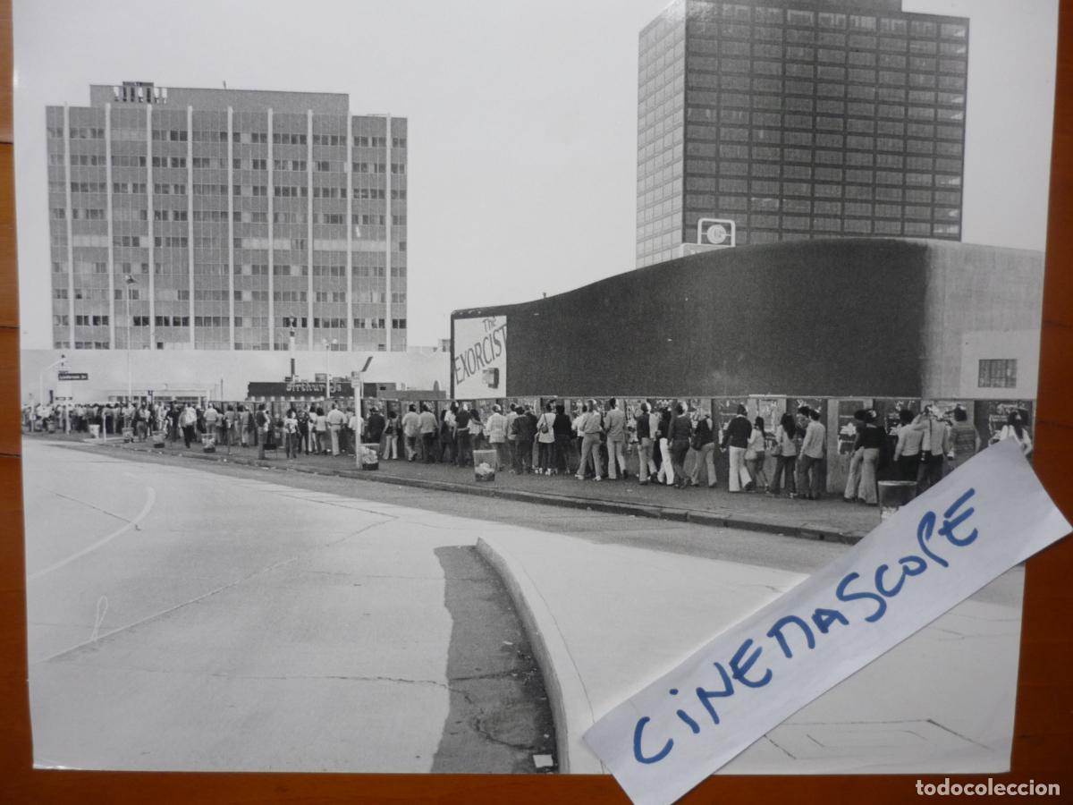 Cine: the exorcist exorcista - foto original b/n - William Friedkin - colas cine estreno 1973 foto curiosa
